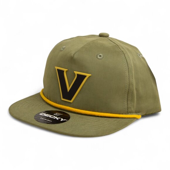 Vanderbilt Commodores Black 3D Classic Rope Hat- Loden/ Amber - Picture 2 of 3